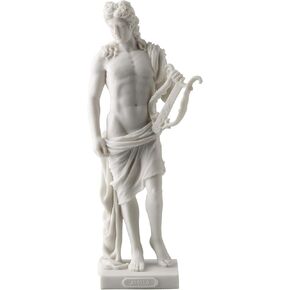 أبولو - تمثال إله الضوء والموسيقى والشعر اليوناني بلمسة نهائية بيضاء in Kuwait