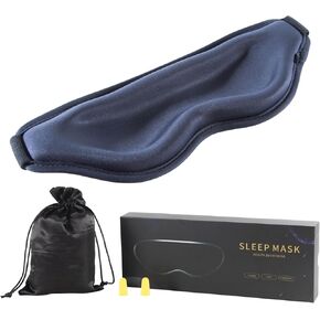 HONGJING Sleeping Eye Mask Set, A Little Gift That Express Love - Zero Eye Pressure 3D Sleep Mask for Men Women, Soft Blackout Eye Cover for Travel Outdoor