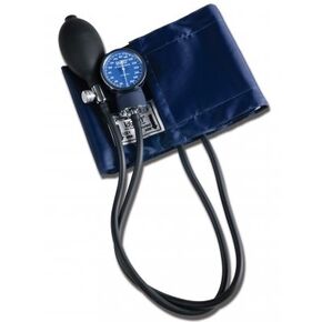 Labtron Labstar Latex-Free Sphygmomanometer - Manual Blood Pressure Monitor with Adult Cuff - Blue, 200