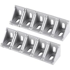 10pcs 3030 Profile Corner Bracket Aluminum Alloy Corner Bracket L Shape Right Angle Joint Brace Fastener Home Hardware 35×35×28mm