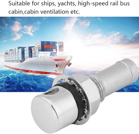 Acouto قارب تنفيس الوقود 316 الفولاذ المقاوم للصدأ البحرية الصف الوقود تنفيس الغاز المناسب مع تصاعد طوقا الأجهزة المناسب استبدال لليخت قارب البحرية in Kuwait