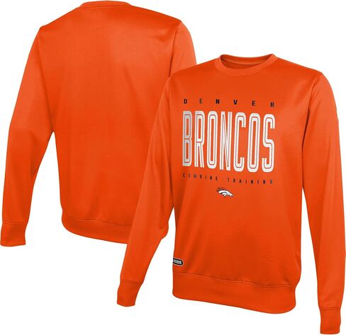 NFL Youth 8-20 Top Pick Team Color Performance Primary Logo Pullover Crewneck Sweatshirt in Saudi Arabia