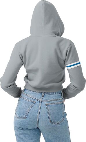 FOCO Women's Standard Cropped Full Zip Hoodie in Saudi Arabia
