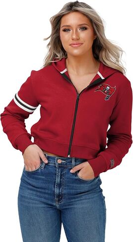 FOCO Women's Standard Cropped Full Zip Hoodie in Saudi Arabia