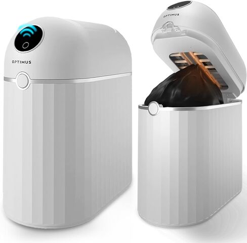 Automatic Trash Can Self Sealing and Self-Changing Smart Trash Can Motion Sensor Touchless Garbage can Kitchen Bathroom Office 6 Refill Bag Rings (Neos (6-Refill Bag)) in Saudi Arabia