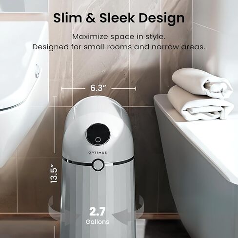 Automatic Trash Can Self Sealing and Self-Changing Smart Trash Can Motion Sensor Touchless Garbage can Kitchen Bathroom Office 6 Refill Bag Rings (Neos (6-Refill Bag)) in Saudi Arabia