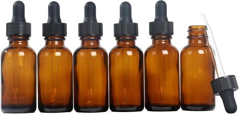 زجاجات زجاجية مستديرة من ماجيك سيزون بوسطن (عنبر/ 1 أونصة سائلة مع قطارات/ 6 قطع) in Kuwait