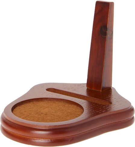 Bard's Demi-Tasse Walnut MDF Cup and Saucer Stand, 3.5" H x 3.5" W x 4.5" D in Saudi Arabia