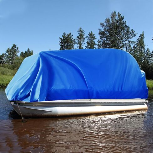 LABLT 17-20Ft Boat Cover Trailerable Heavy Duty Pontoon Beam 102 Dark Blue in Saudi Arabia