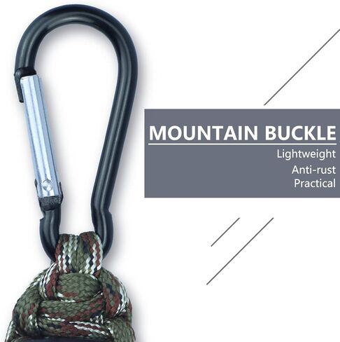 عبوتان من صفارة النجاة في حالات الطوارئ مع بوصلة وسلسلة مفاتيح باراكورد مضفرة مع حلقة تسلق متعددة الوظائف بوصلة صفارة لسلسلة المفاتيح للمشي لمسافات طويلة في الهواء الطلق والصيد وركوب القوارب وصيد الأسماك in Kuwait