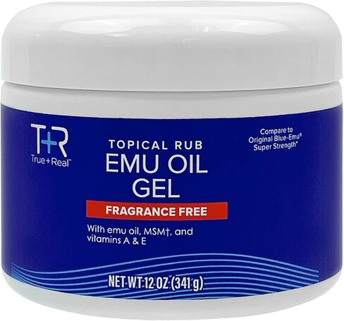 True+Real Emu Oil Gel, 12 oz in Saudi Arabia