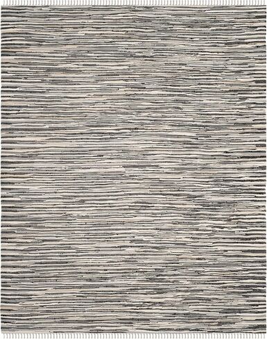 SAFAVIEH Rag Rug Collection Accent Rug - 2' x 3', Black & Multi, Handmade Boho Stripe Cotton, Ideal for High Traffic Areas in Entryway, Living Room, Bedroom (RAR129Q) in Saudi Arabia