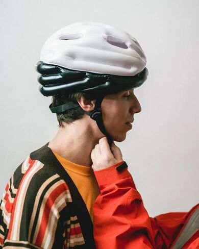Inflatable Helmet, Foldable & Portable Adult Helmet for Bike & Scooter Riders in Saudi Arabia