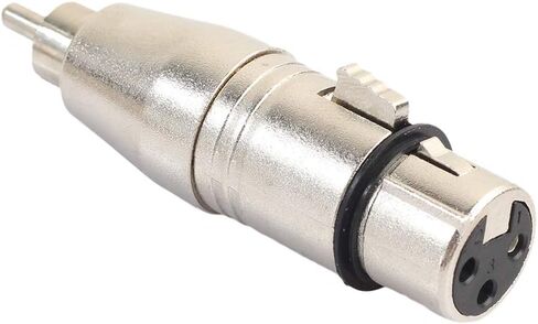 محول REXUS XLR أنثى إلى RCA ذكر (حزمة من 2) موصل كابل توصيل XLR إلى RCA محول الجنس (X2R_XFRM*2) in Kuwait