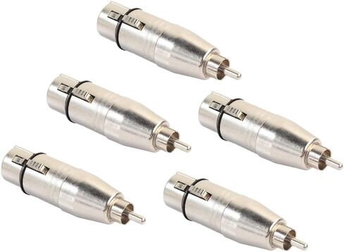 محول REXUS XLR أنثى إلى RCA ذكر (حزمة من 2) موصل كابل توصيل XLR إلى RCA محول الجنس (X2R_XFRM*2) in Kuwait