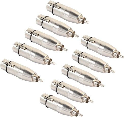 محول REXUS XLR أنثى إلى RCA ذكر (حزمة من 2) موصل كابل توصيل XLR إلى RCA محول الجنس (X2R_XFRM*2) in Kuwait