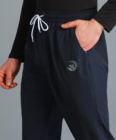 Men's Sweatpants with Zipper Pockets Athletic Pants Traning Track Pants Joggers for Men Soccer, Running, Workout in Saudi Arabia