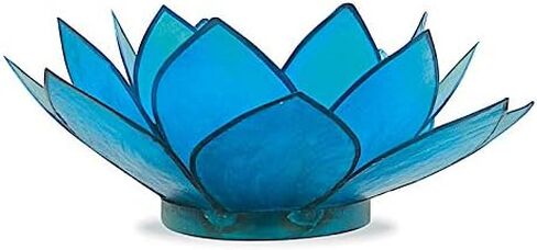 Island Heritage Hawaiian Tealight Holder | Blue Lotus Design | Perfect for Home Décor, Weddings, and Events | Add a Touch of Tropical Elegance to Your Space in Saudi Arabia