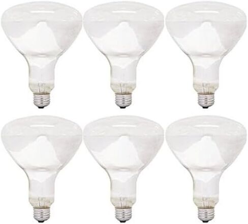 GE Lighting 65-Watt, 580-Lumen, BR40, Floodlight Bulb, Soft White - 6 Pack in Saudi Arabia