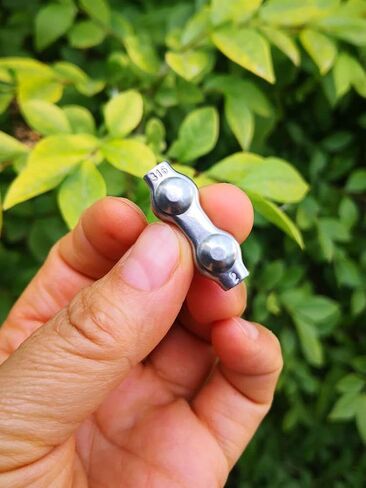 Duplex Wire Rope Clips Stainless Steel 316 Double Bolt Cable Clamp Marine Grade,10 Pcs (M3) in Saudi Arabia