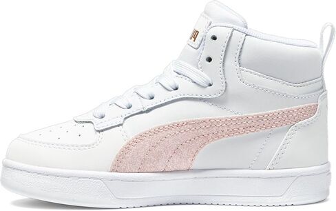 PUMA Caven Sneaker, White-Peach Smoothie-Gold, 12 US Unisex Little Kid in Saudi Arabia