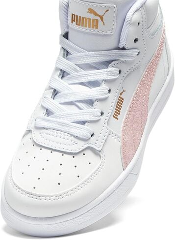 PUMA Caven Sneaker, White-Peach Smoothie-Gold, 12 US Unisex Little Kid in Saudi Arabia