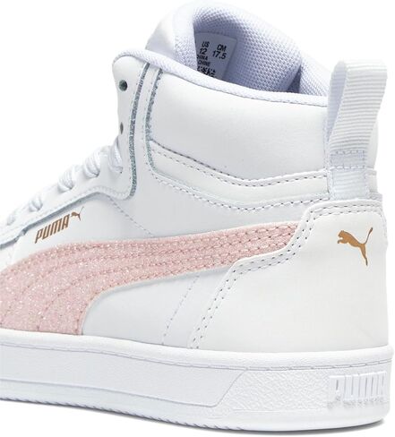 PUMA Caven Sneaker, White-Peach Smoothie-Gold, 12 US Unisex Little Kid in Saudi Arabia