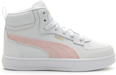 PUMA Caven Sneaker, White-Peach Smoothie-Gold, 12 US Unisex Little Kid in Saudi Arabia