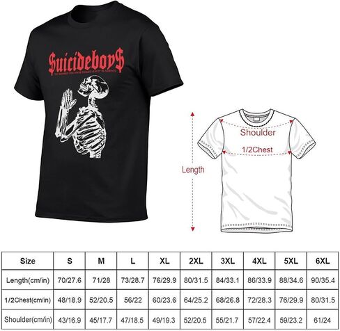 Skull Music Hip Hop T-Shirt, Black, Short Sleeve, Round Neck in Saudi Arabia