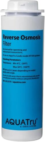 AquaTru Carafe AT100 Reverse Osmosis Filter | Reduces Arsenic, Lead, Parasitic Cysts, Copper, and More | Filters Impurities Down To 1/10000 of a Micron! in Kuwait