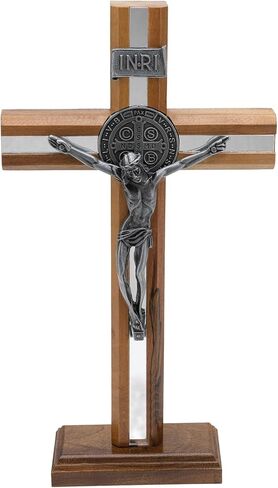 شفاعة القديس بنديكتوس صليب واقف مع صليب مرآة داخلية (عقيق) in Kuwait