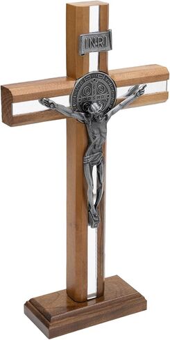 شفاعة القديس بنديكتوس صليب واقف مع صليب مرآة داخلية (عقيق) in Kuwait