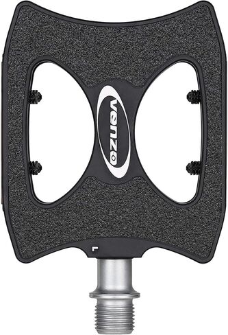 دواسات دراجة VENZO Mountain Bike City E-Bike CNC من الألومنيوم Cr-Mo محكمة الغلق مقاس 9/16 بوصة - مع سطح من ورق الرمل المضاد للانزلاق - قبضة عصرية in Kuwait