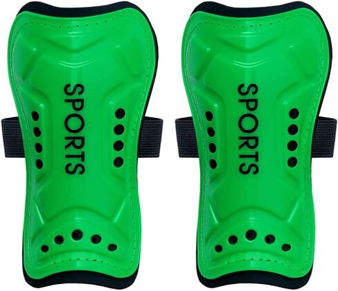 Youth Soccer Shin Pads Lightweight and Breathable Protective Football Gear for 3-12 Years Old Teenagers Kids Football Games (Small, Green) in Saudi Arabia