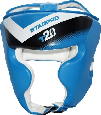 Starpro Boxing Headguard - PU Leather - Muay Thai Kickboxing Training Protection and Fighting Headgear - Various Sizes in Kuwait