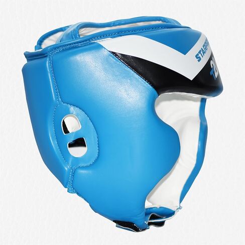 Starpro Boxing Headguard - PU Leather - Muay Thai Kickboxing Training Protection and Fighting Headgear - Various Sizes in Kuwait