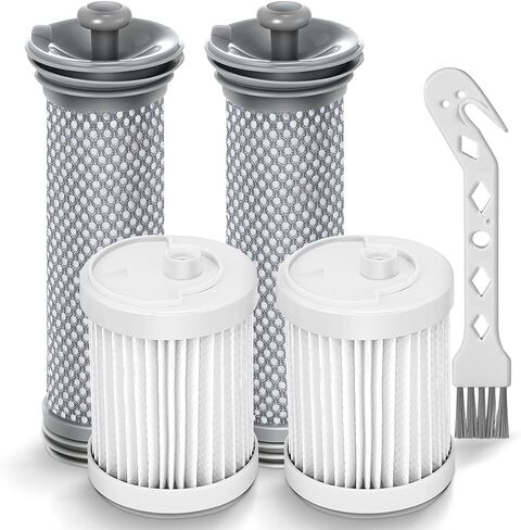 A10 Filter Replacement for Tineco A10/A11 Hero, A10/A11 Master, PURE ONE S11, S12 Pro EX, S15 Series, PWRHERO11 Snap Cordless Stick Vacuum Cleaner, 2 Pack Pre Filters & 2 HEPA Filter in Saudi Arabia