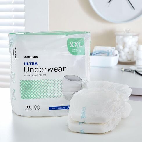 McKesson Ultra Underwear, Incontinence, Heavy Absorbency, XL, 56 Count in Kuwait