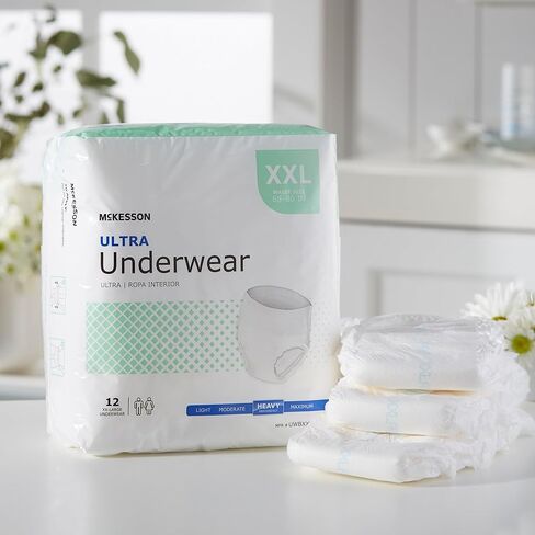 McKesson Ultra Underwear, Incontinence, Heavy Absorbency, XL, 56 Count in Kuwait
