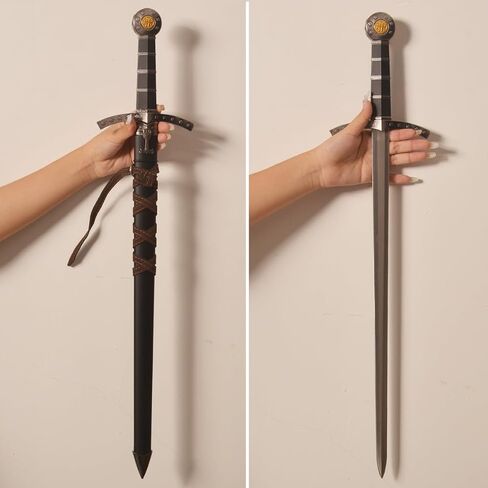 Medieval Short Sword，Metal Western Sword with Sheath,for Display Decoration and Collection in Saudi Arabia