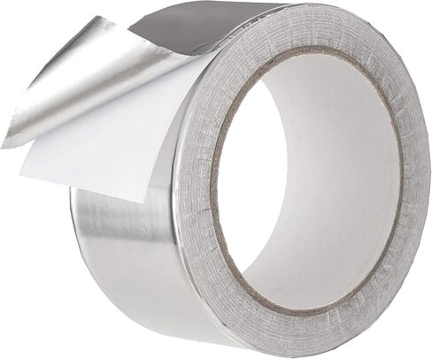 Aluminum Foil Tape, Aluminum Air Duct Tape, Professional Adhesive Aluminum Foil Tape for HVAC, Pipe, 2 inch x 55 Yard(3.9mil), 6-Roll Multi Pack in Saudi Arabia