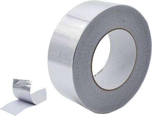 Aluminum Foil Tape, Aluminum Air Duct Tape, Professional Adhesive Aluminum Foil Tape for HVAC, Pipe, 2 inch x 55 Yard(3.9mil), 6-Roll Multi Pack in Saudi Arabia