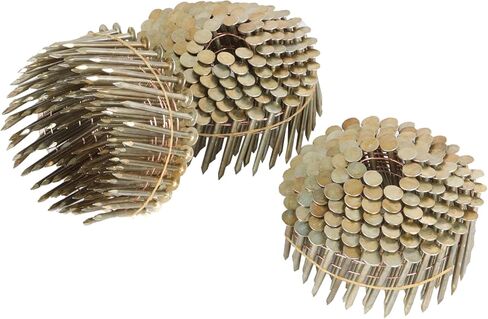 7200 Count Coil Siding Nail Full Round Head Wire Collated Coil 15-Degree 1-3/4-Inch x .120-Inch Smooth Shank Electro Galvanized Coil Roofing Nails in Saudi Arabia