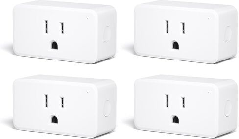 THIRDREALITY ZigBee Smart Plug 4 Pack with Real-time Energy Monitoring,15A Outlet, Zigbee Repeater,ETL Certified,ZigBee Hub Required,Work with Home Assistant,Compatible Echo Devices and SmartThings in Saudi Arabia