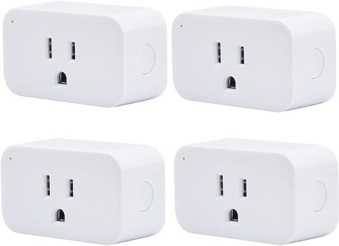 THIRDREALITY ZigBee Smart Plug 4 Pack with Real-time Energy Monitoring,15A Outlet, Zigbee Repeater,ETL Certified,ZigBee Hub Required,Work with Home Assistant,Compatible Echo Devices and SmartThings in Saudi Arabia