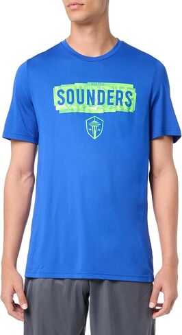 adidas Men's Seattle Sounders Fc Short Sleeve Pre-Game T-Shirt in Saudi Arabia