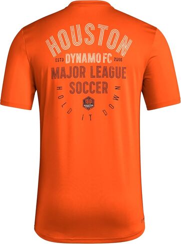 adidas Men's Houston Dynamo Short Sleeve Pre-game T-shirt in Saudi Arabia