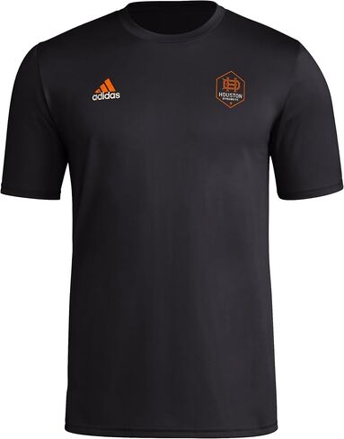 adidas Men's Houston Dynamo Short Sleeve Pre-game T-shirt in Saudi Arabia