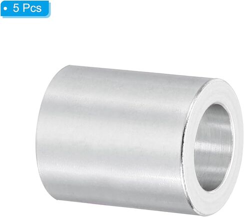 PATIKIL M12 Aluminum Spacers, 5 Pcs Metal Spacer Aluminum 12.5mm ID x 20mm OD x 8mm L Aluminum Spacer Screw Standoff Round for 1/2inch or M12 Screw Bolts in Saudi Arabia