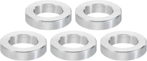 PATIKIL M12 Aluminum Spacers, 5 Pcs Metal Spacer Aluminum 12.5mm ID x 20mm OD x 8mm L Aluminum Spacer Screw Standoff Round for 1/2inch or M12 Screw Bolts in Saudi Arabia
